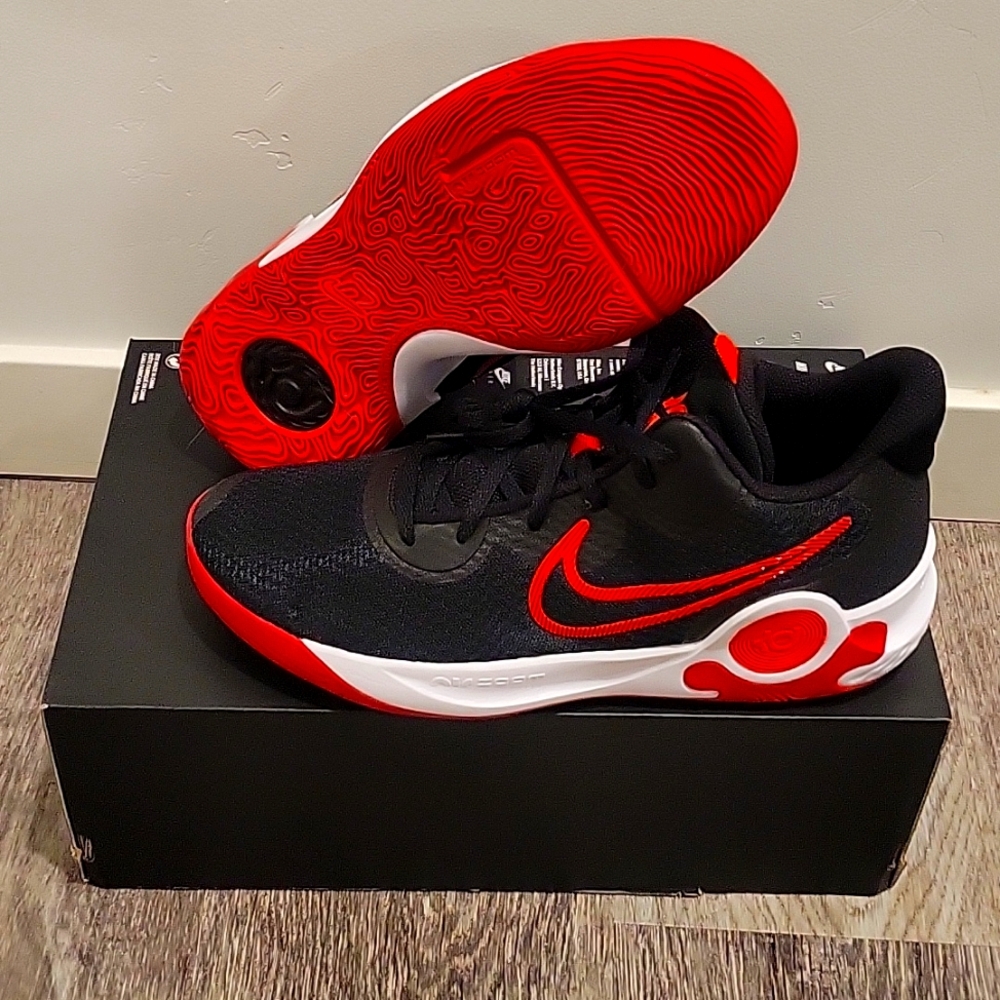 Nike KD Trey 5 IX Men's Black/University Red Basketball Shoe CW3400 001 size 12